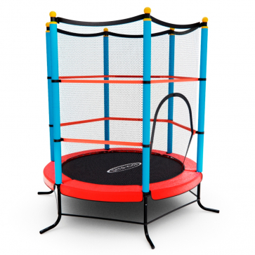 Батут детский DFC SMRKIDS 55" с сеткой, RED - 2